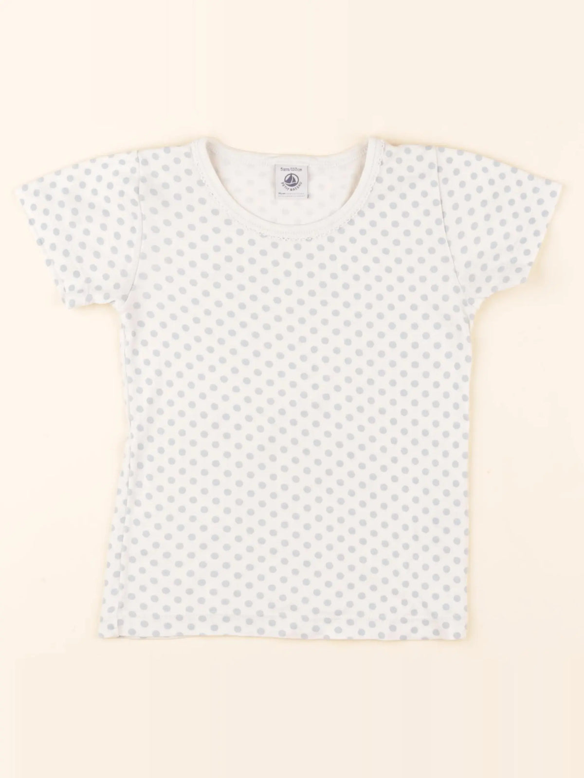 Maillot de corps beige, bleu