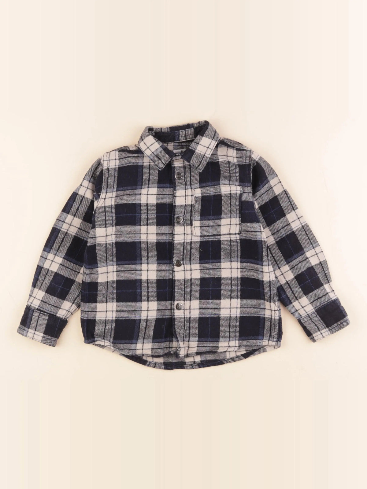 Vertbaudet - chemise bleu - 4 ans