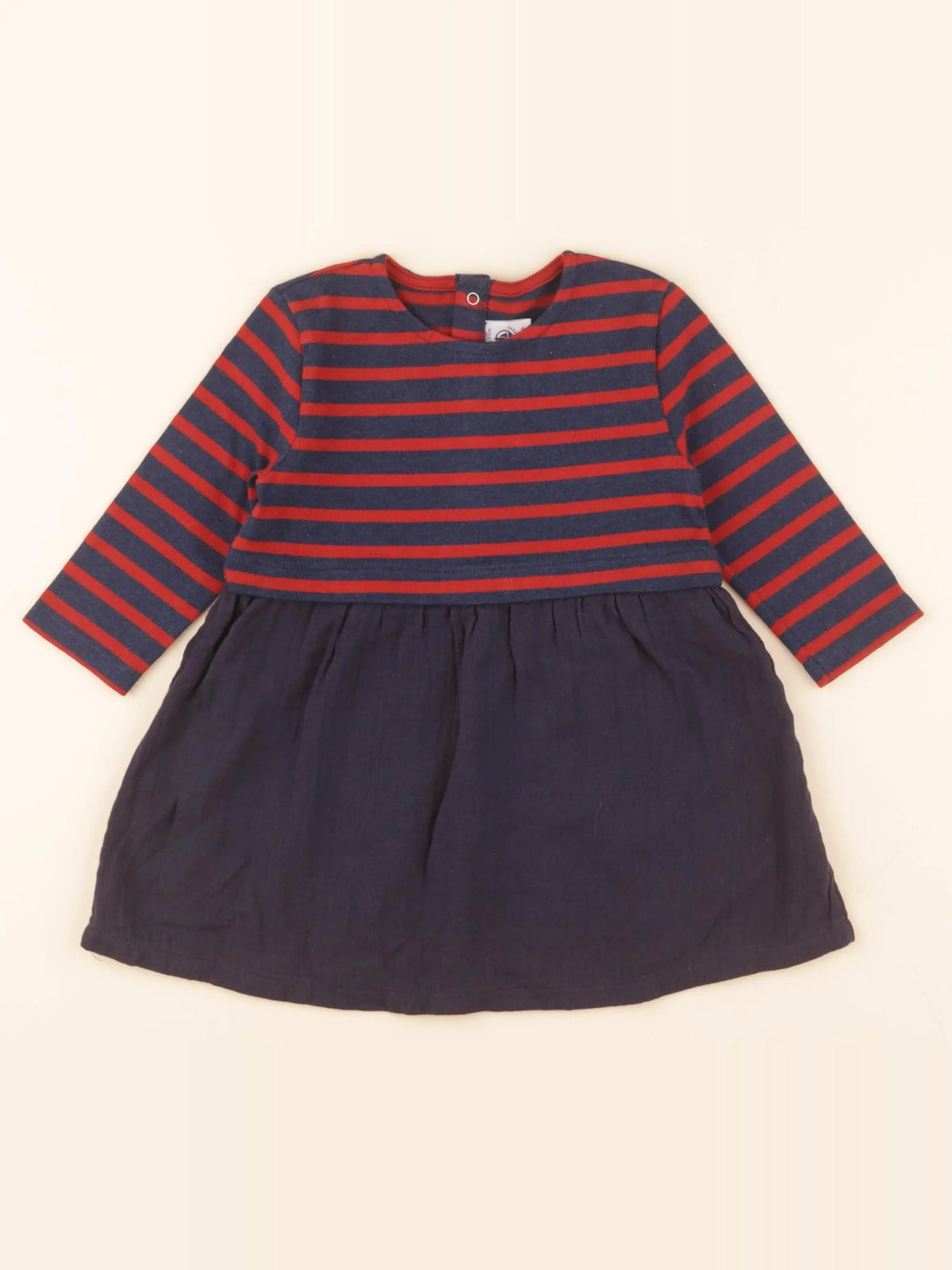 Robe bleu, rouge