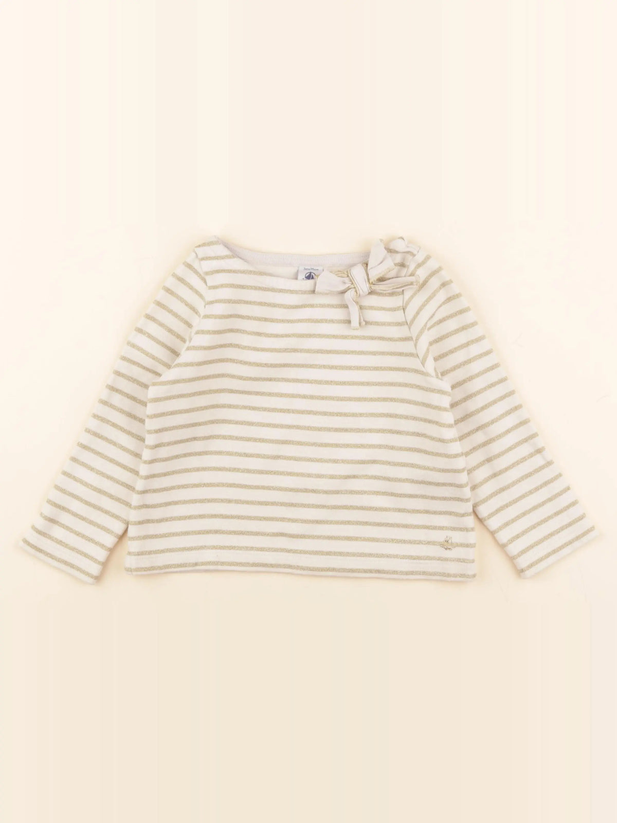 Tee-shirt beige, or