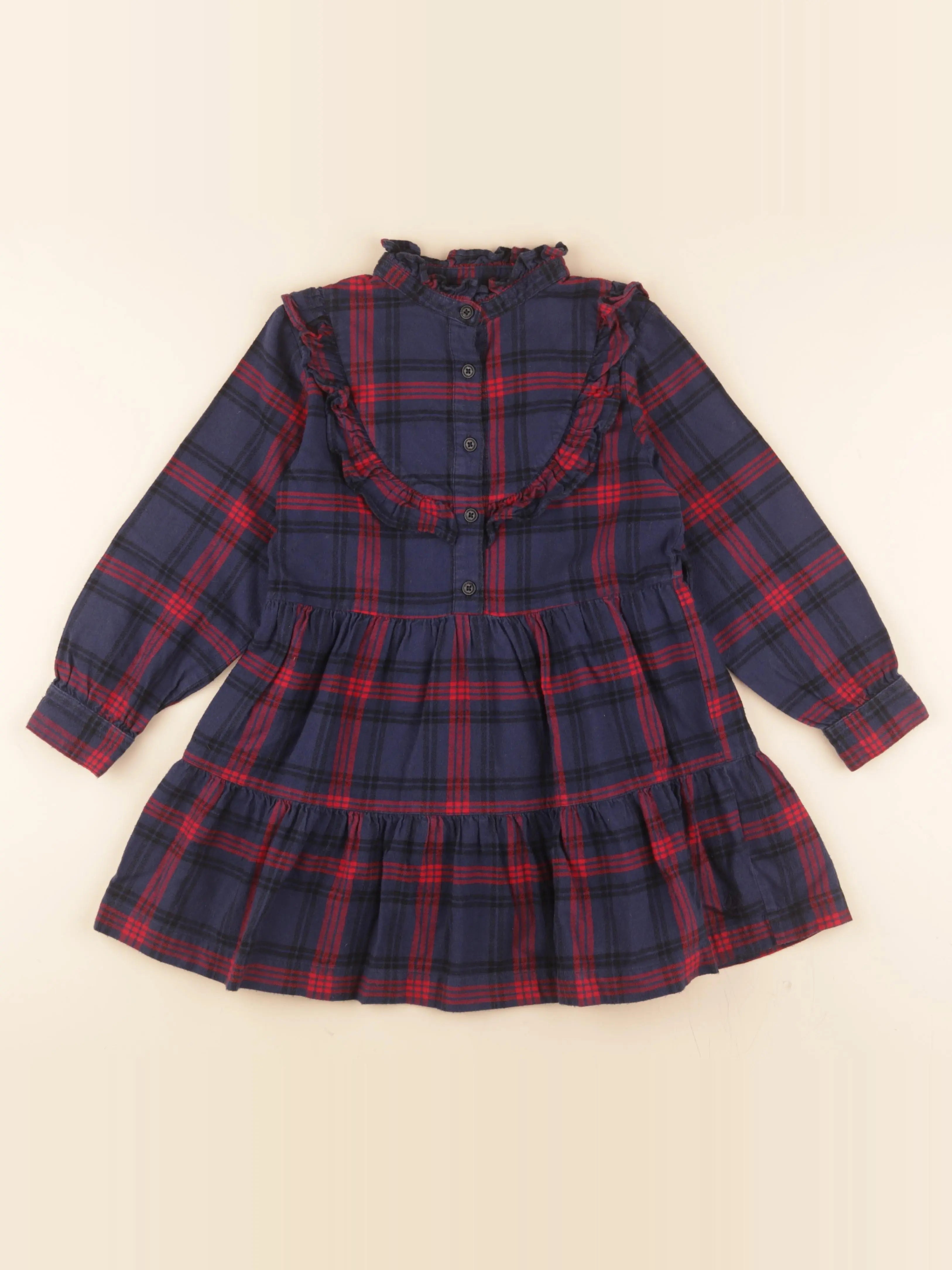 Robe bleu, rouge