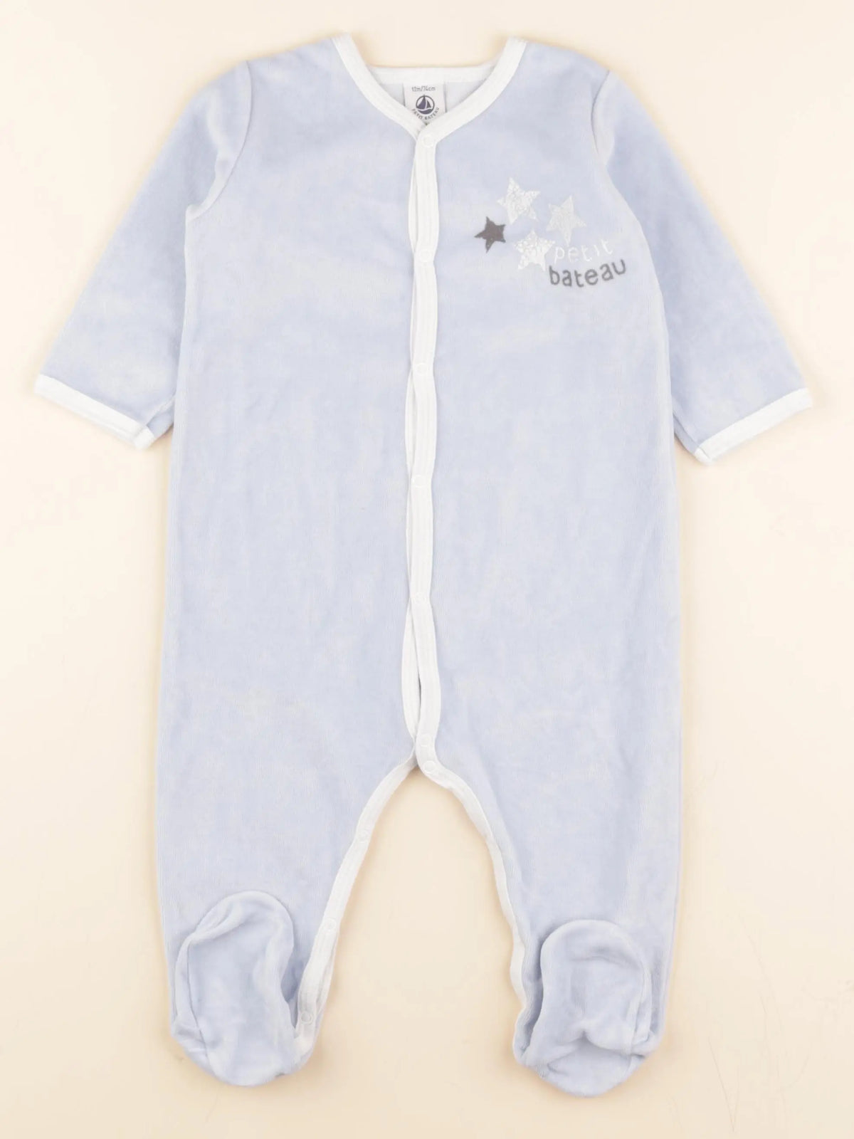 Pyjama velours bleu