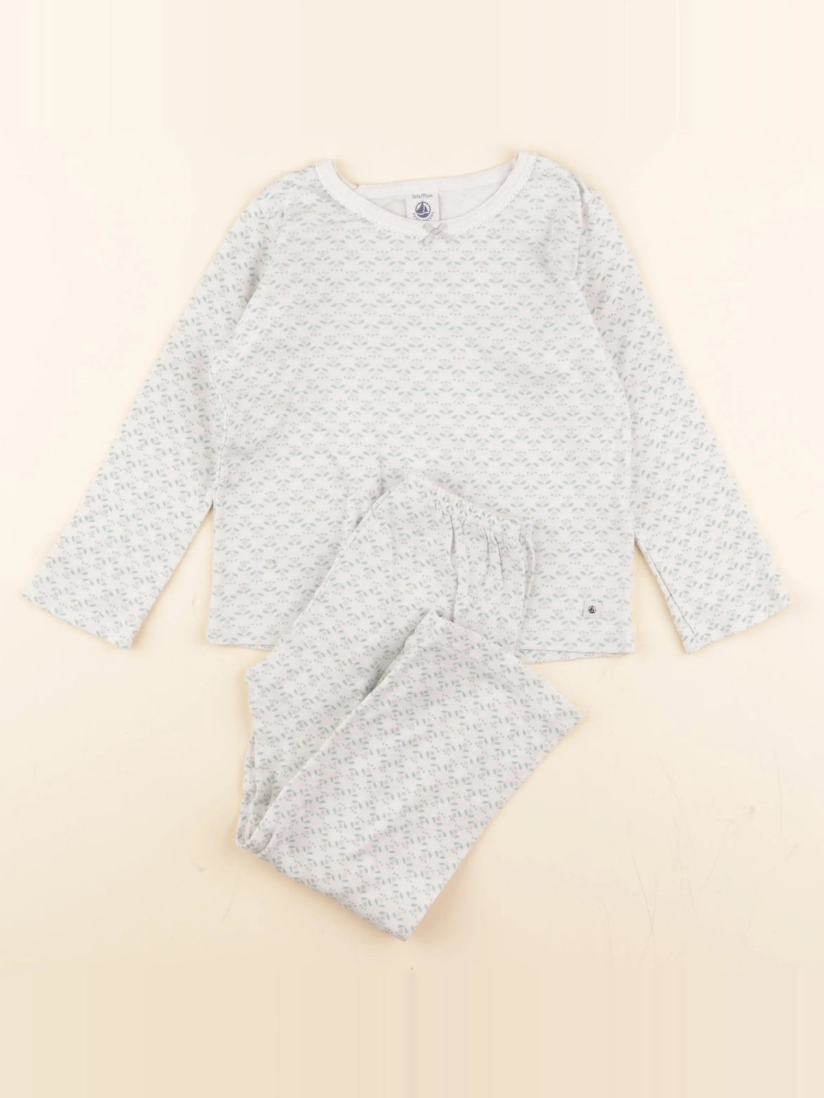 Pyjama coton vert