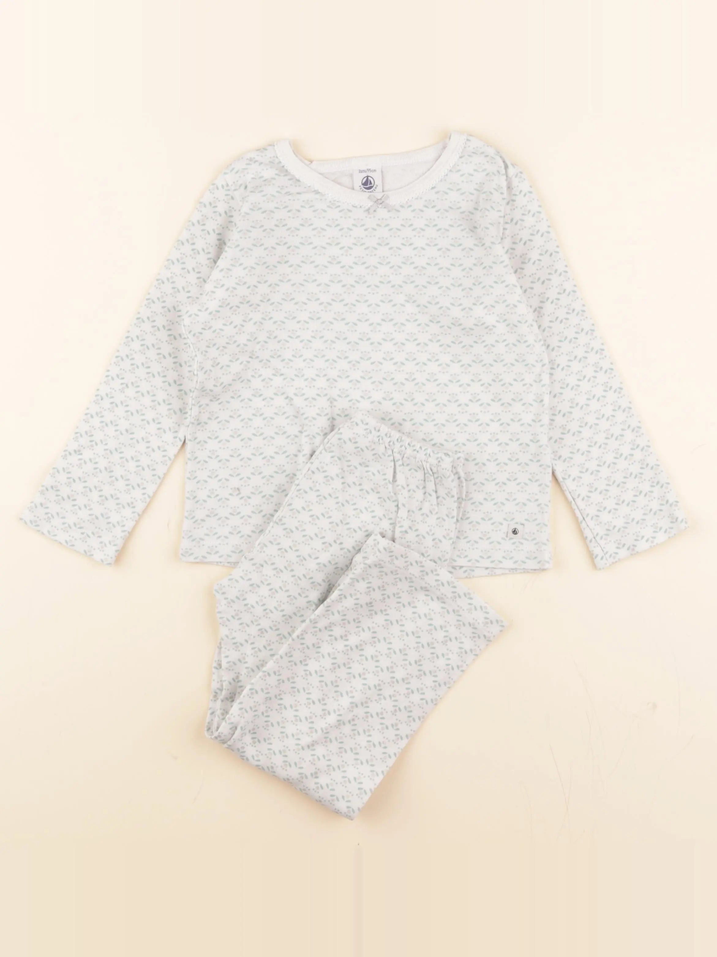 Pyjama coton vert