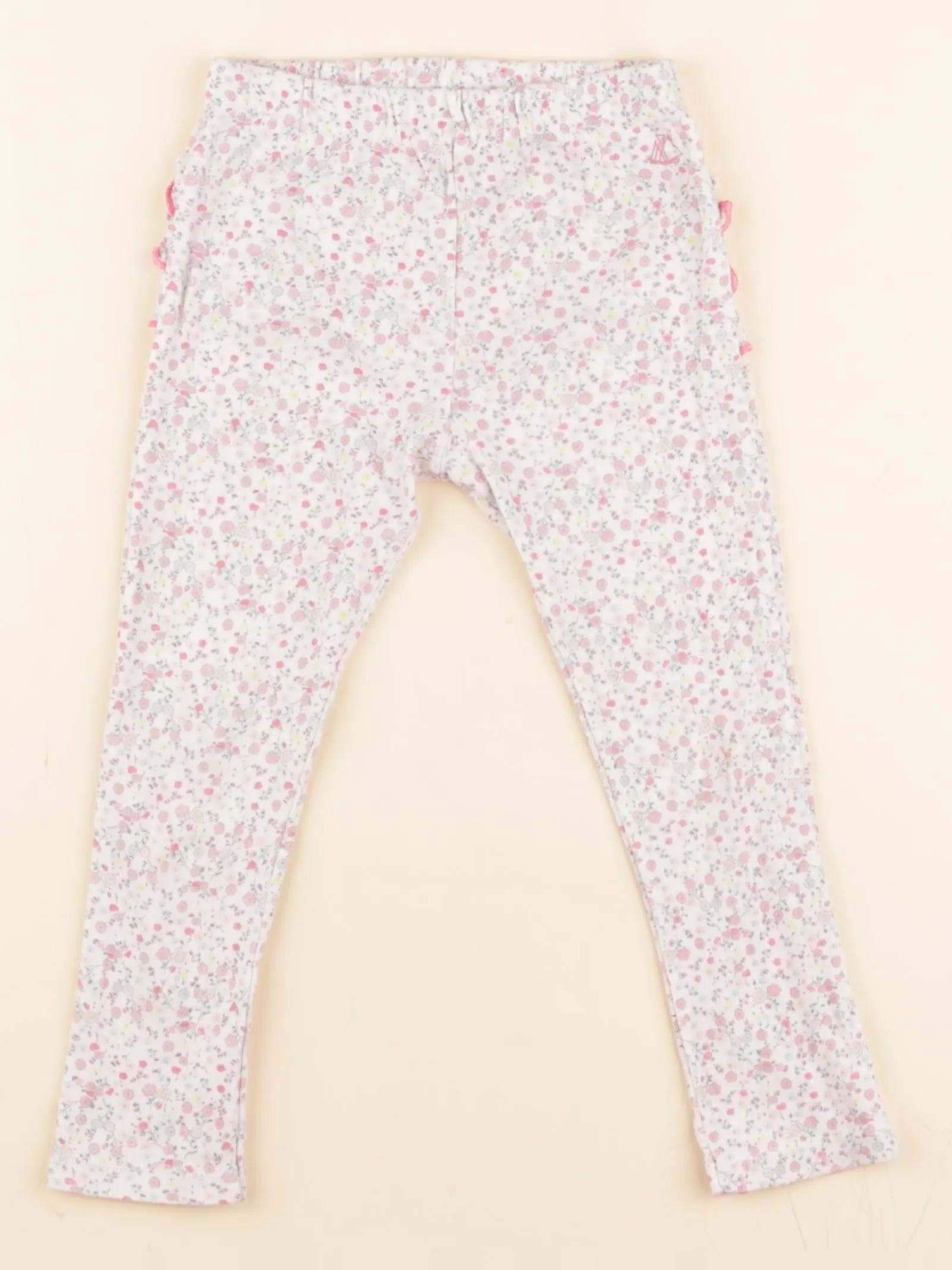 Legging volants au dos multicolore