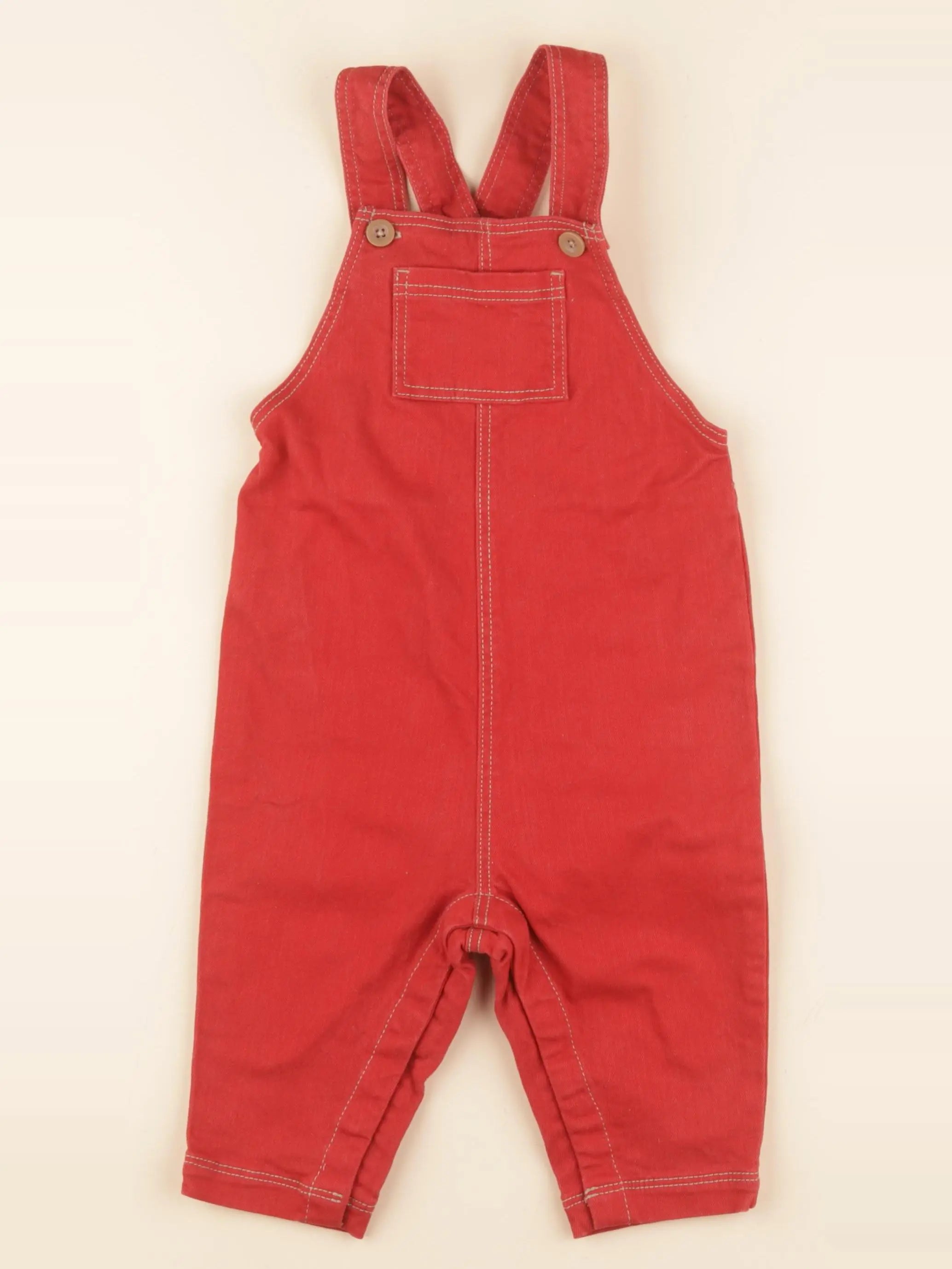 Salopette rouge