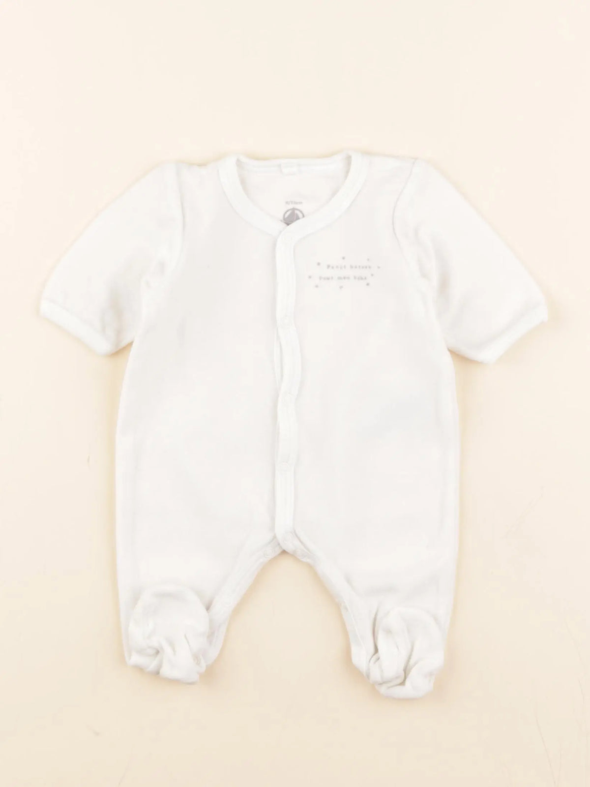 Pyjama velours blanc