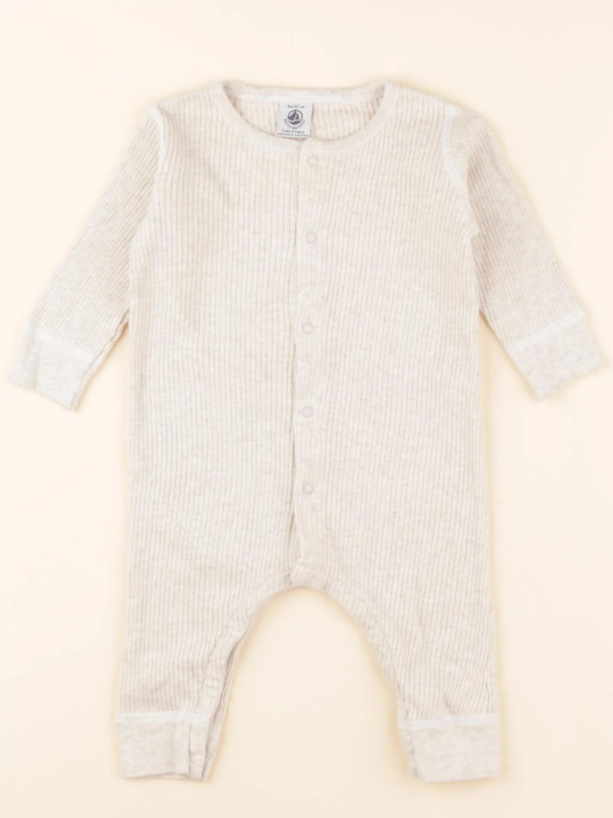 Pyjama coton beige