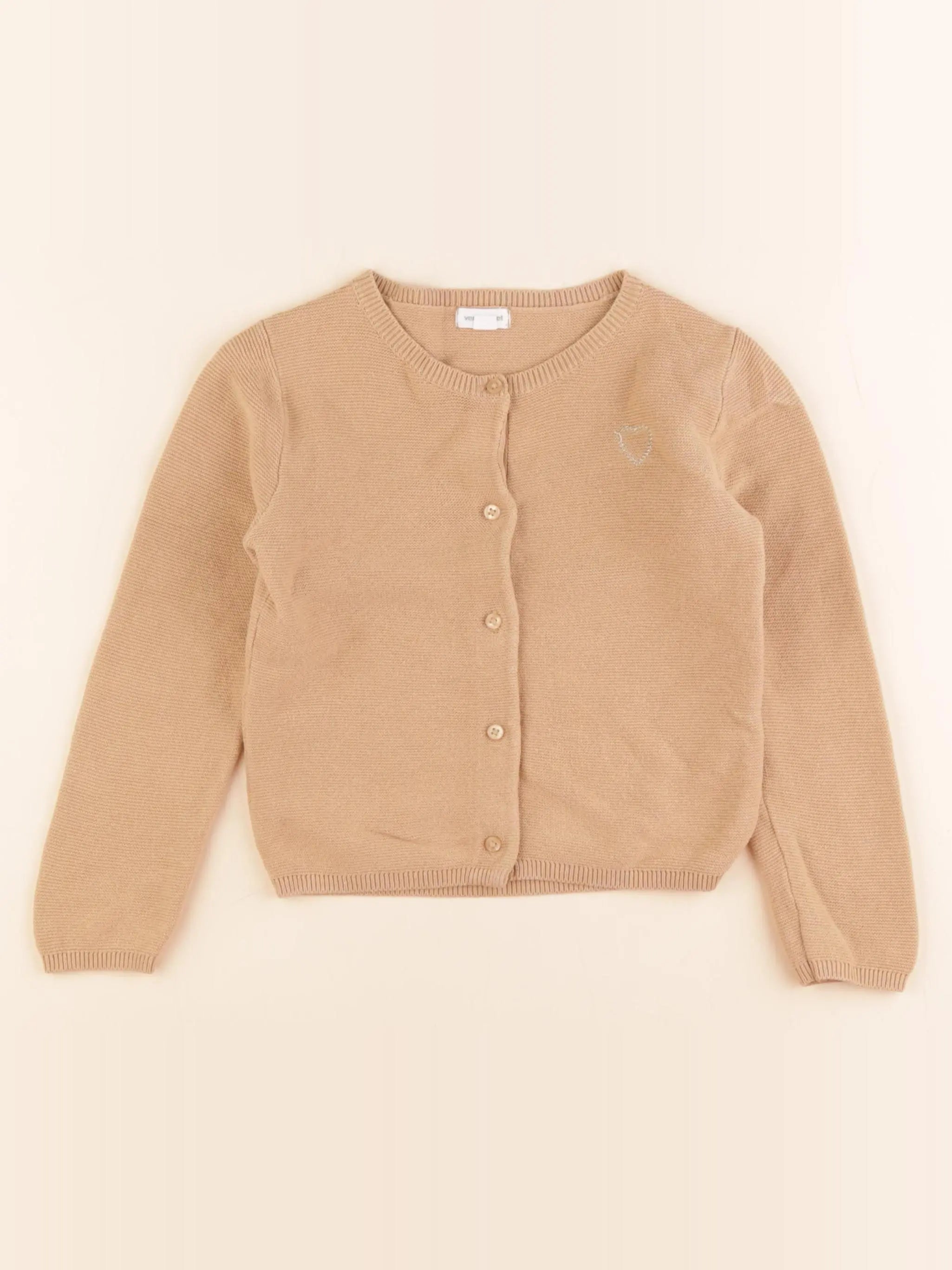 Vertbaudet - gilet marron - 36 mois