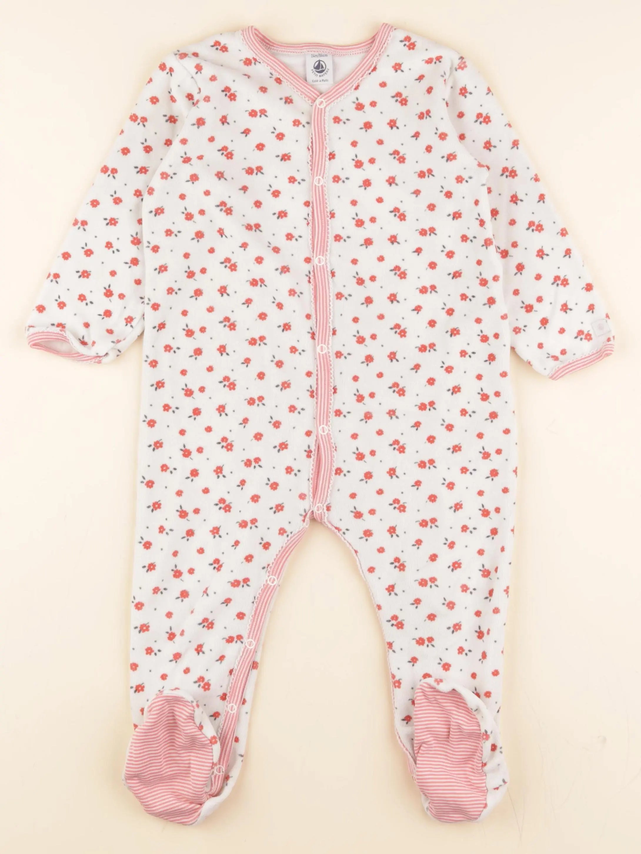 Pyjama velours rouge