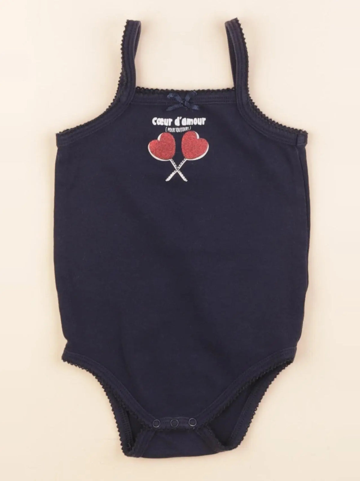 Vertbaudet - body bleu - 36 mois