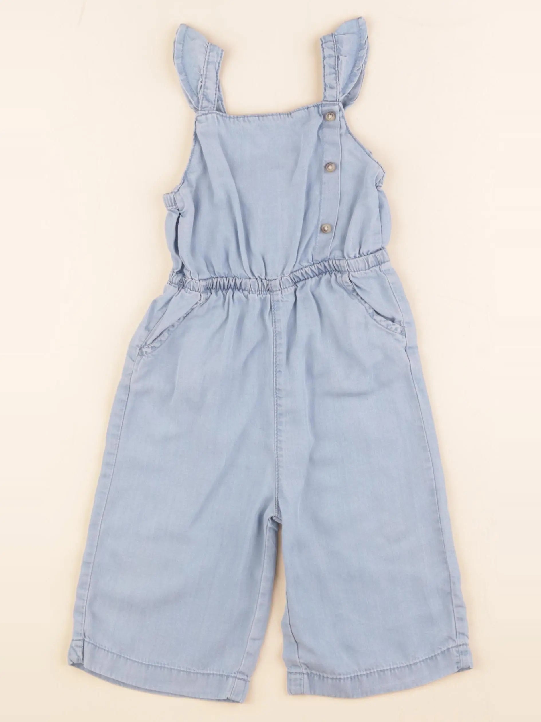 Mango - combinaison bleu - 12/18 mois