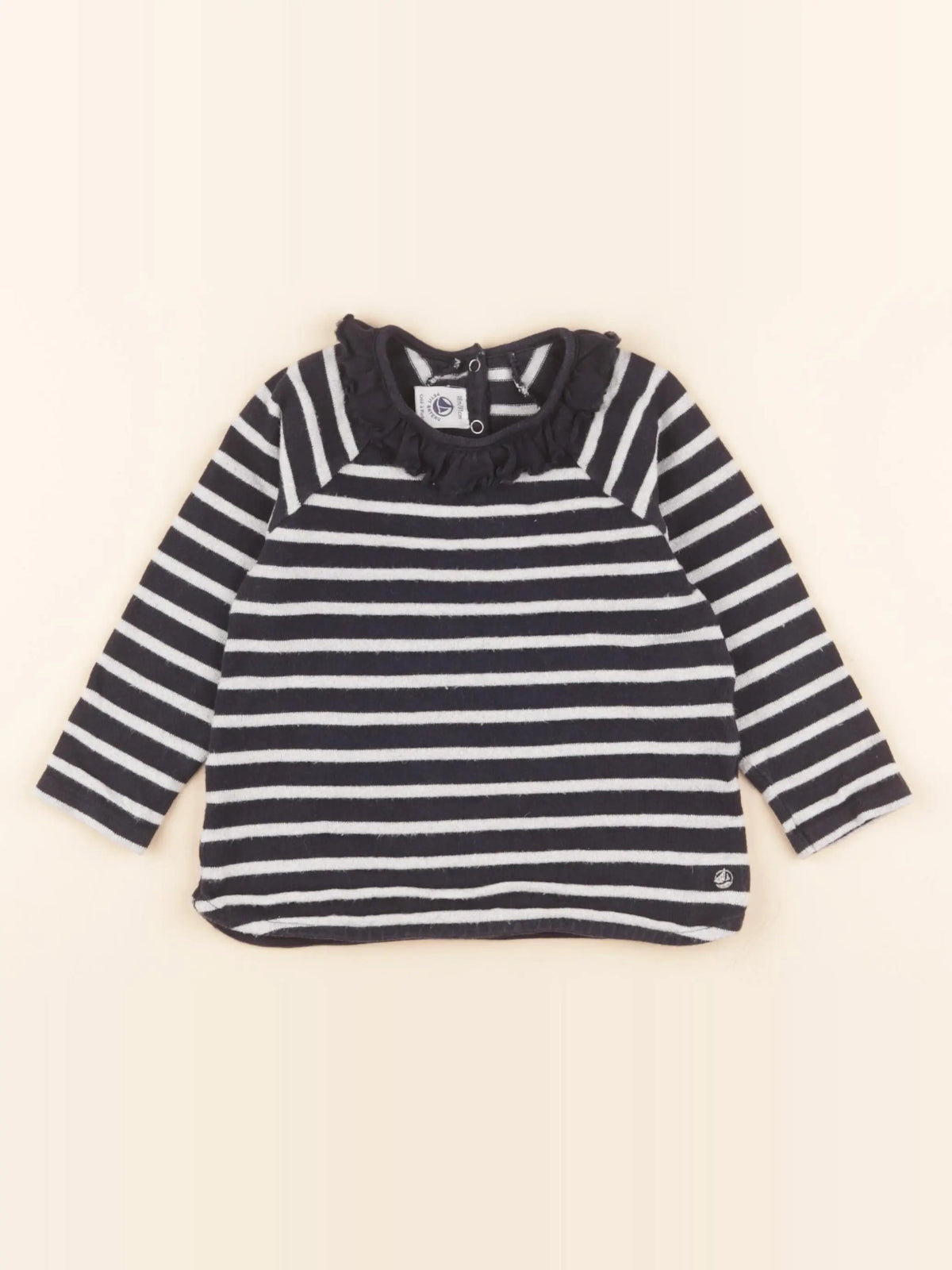 Tee-shirt bleu, argent