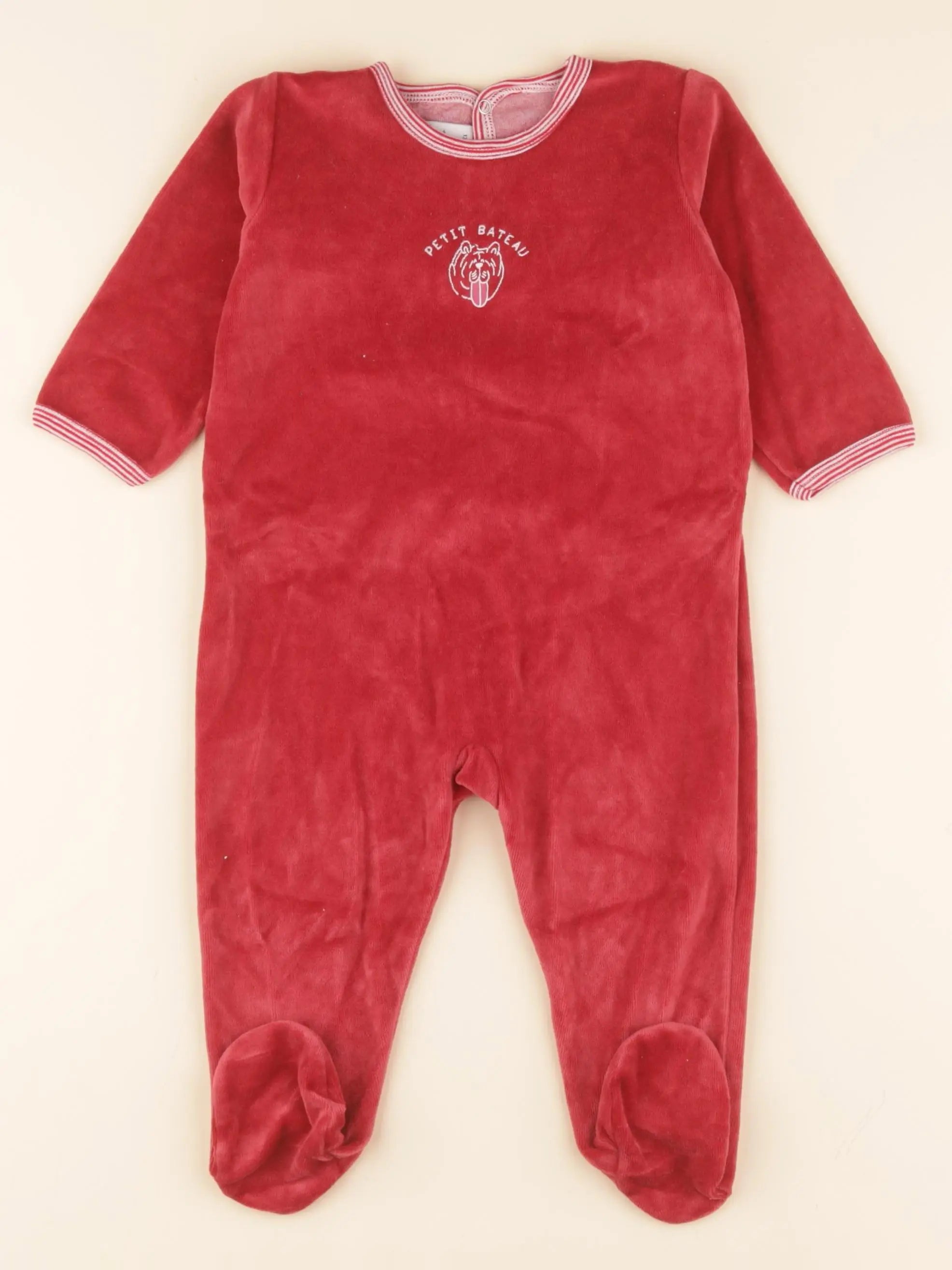 Pyjama velours rouge