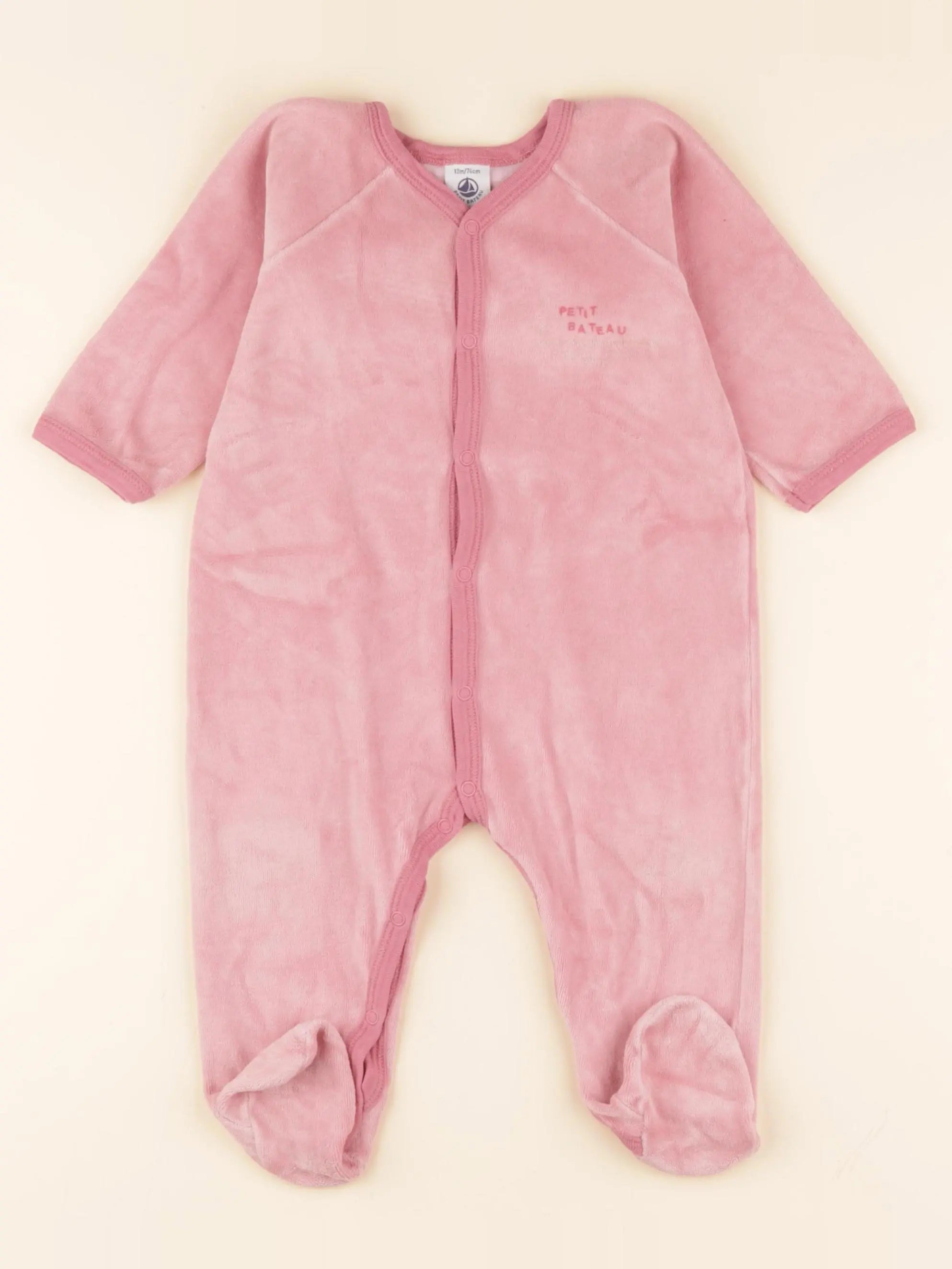 Pyjama velours rose