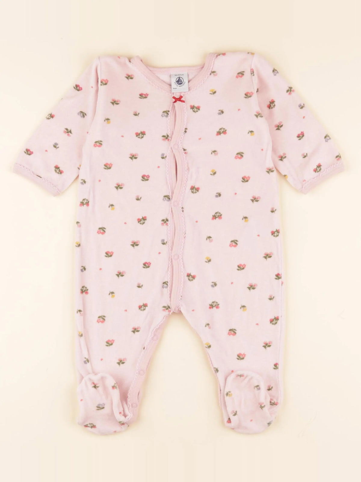 Pyjama velours rose