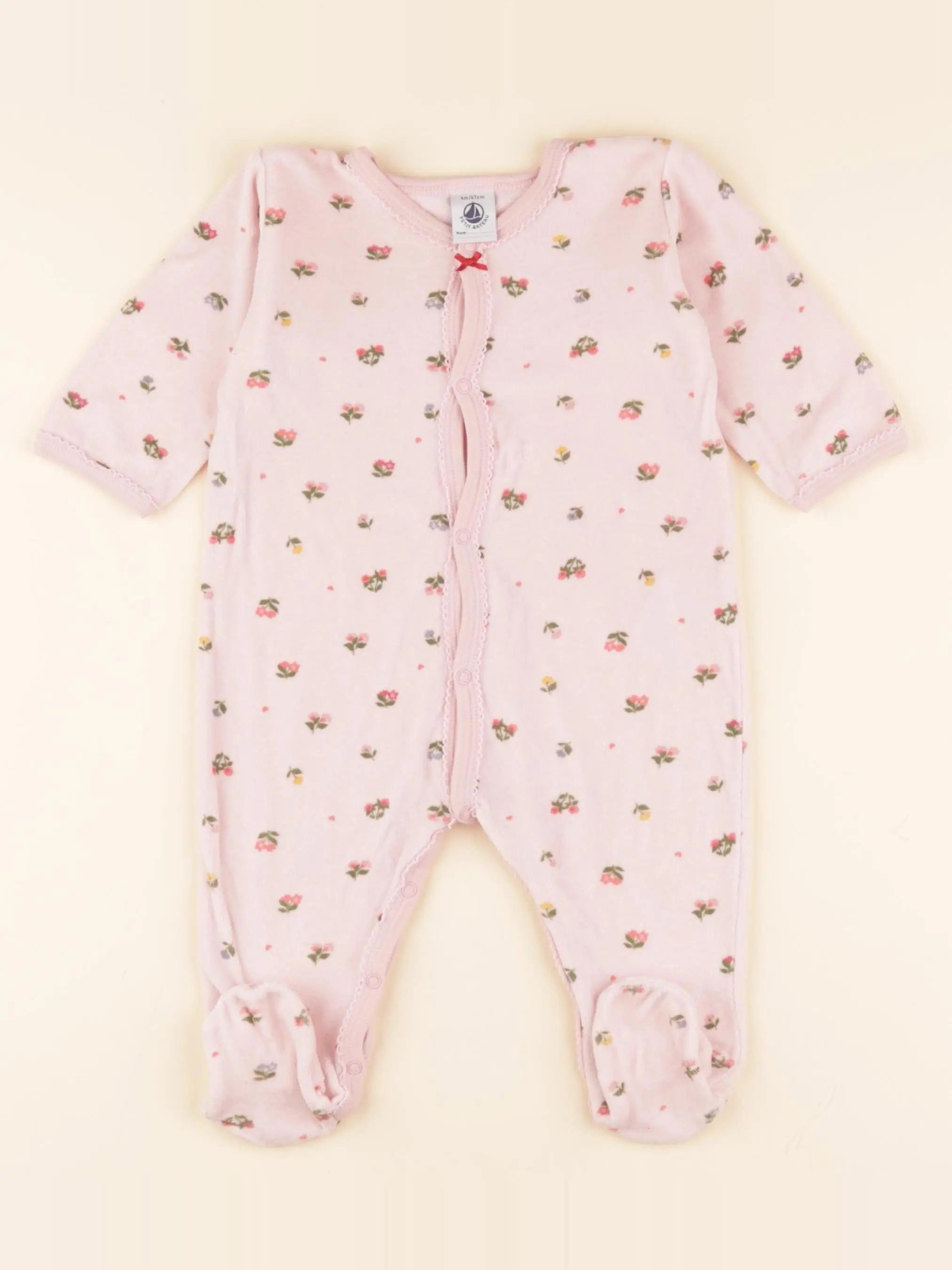 Pyjama velours rose