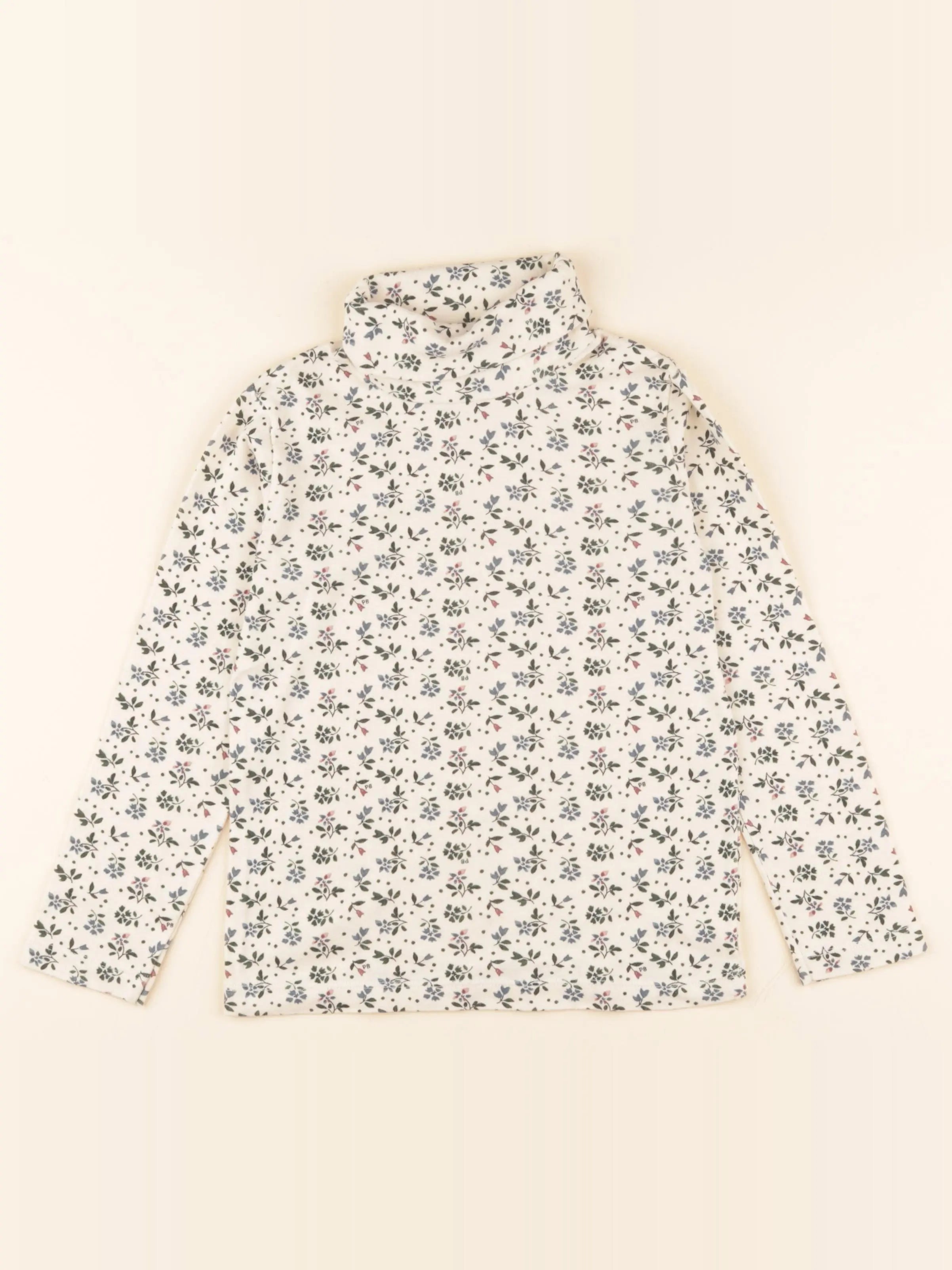 Sous-pull beige, bleu