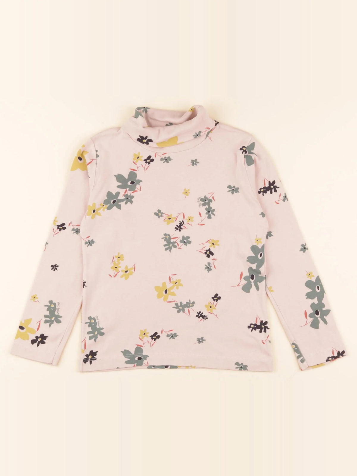 Sous-pull rose, vert