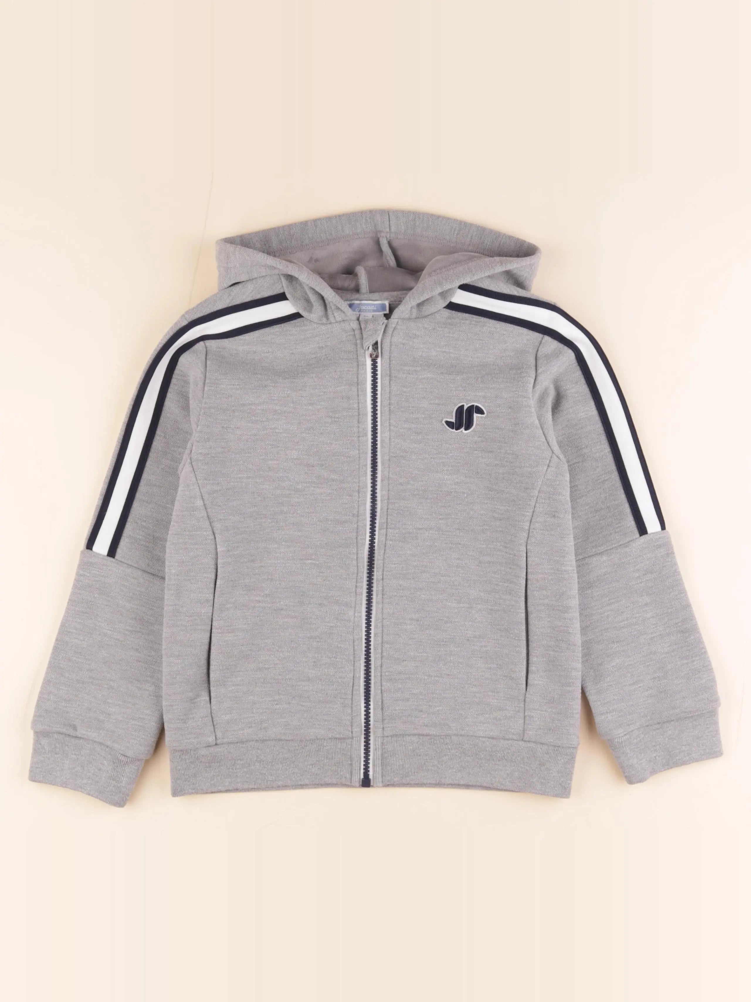 Jacadi - sweat gris - 8 ans