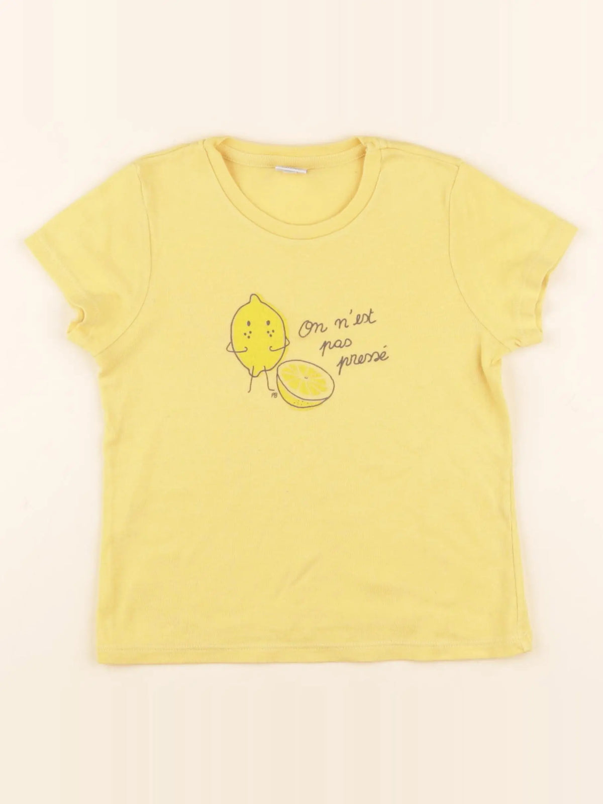 Tee-shirt jaune