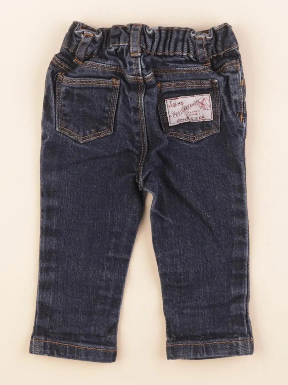 Petit Bateau - jean bleu - 6 mois