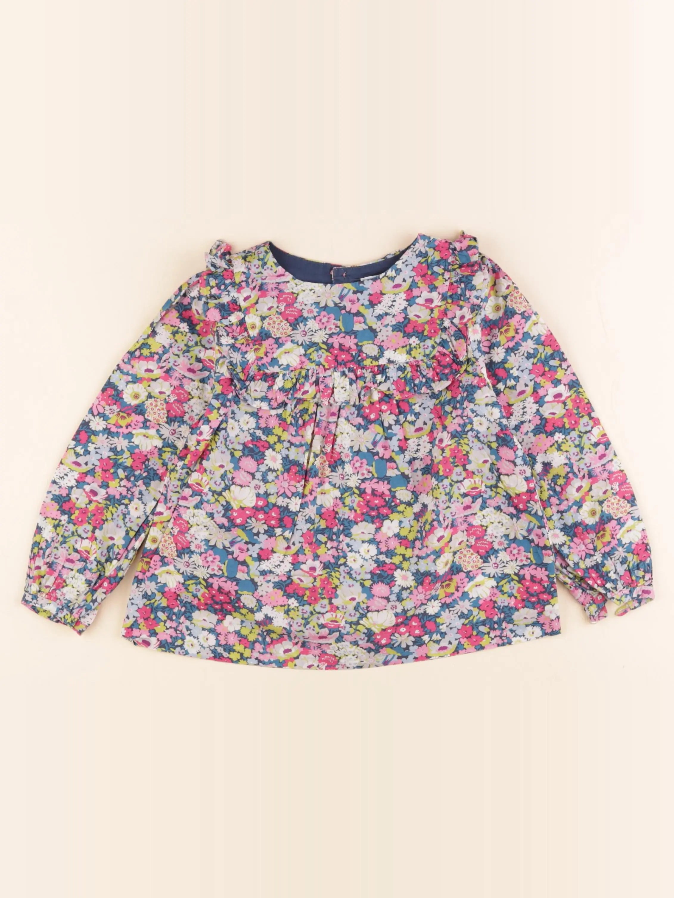 Jacadi - blouse liberty multicolore - 4 ans