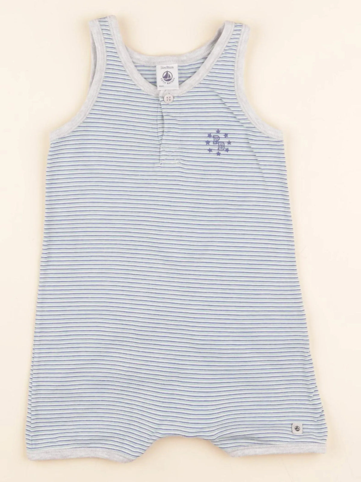 Combinaison bleu, vert