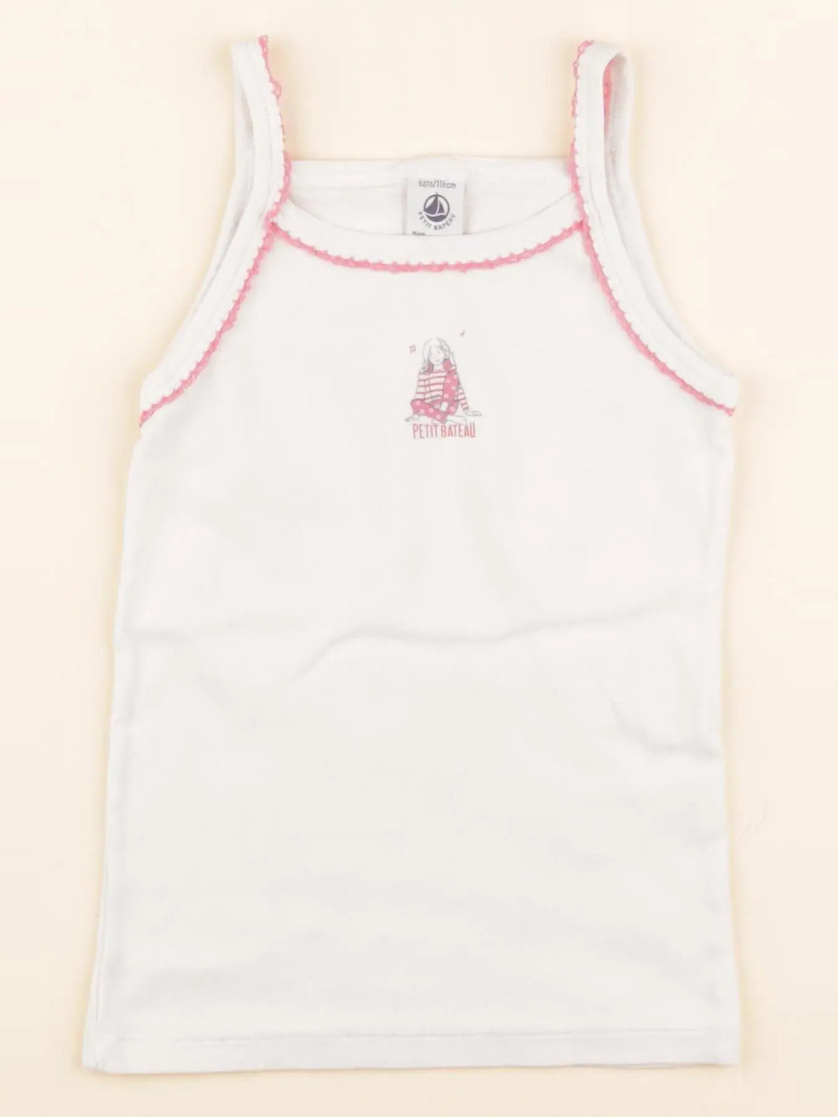 Maillot de corps beige