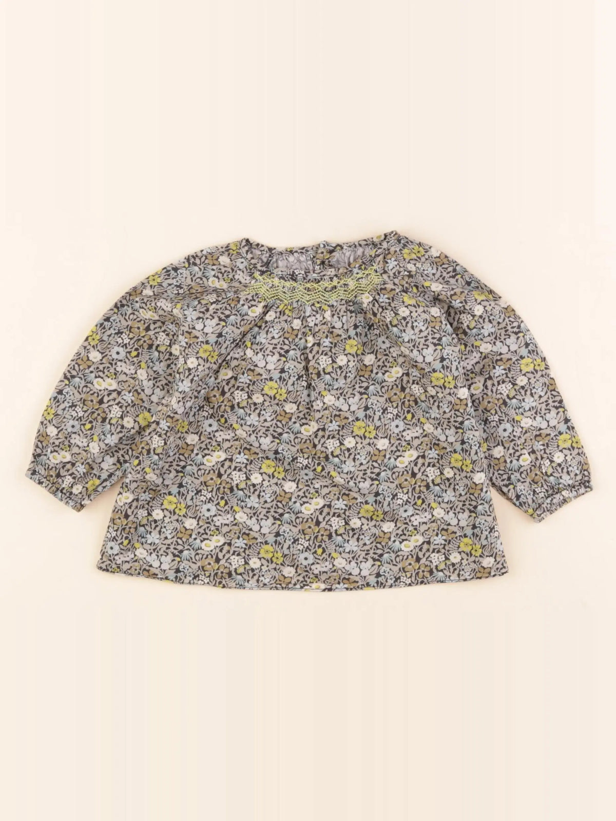 Jacadi - blouse liberty marron - 6 mois