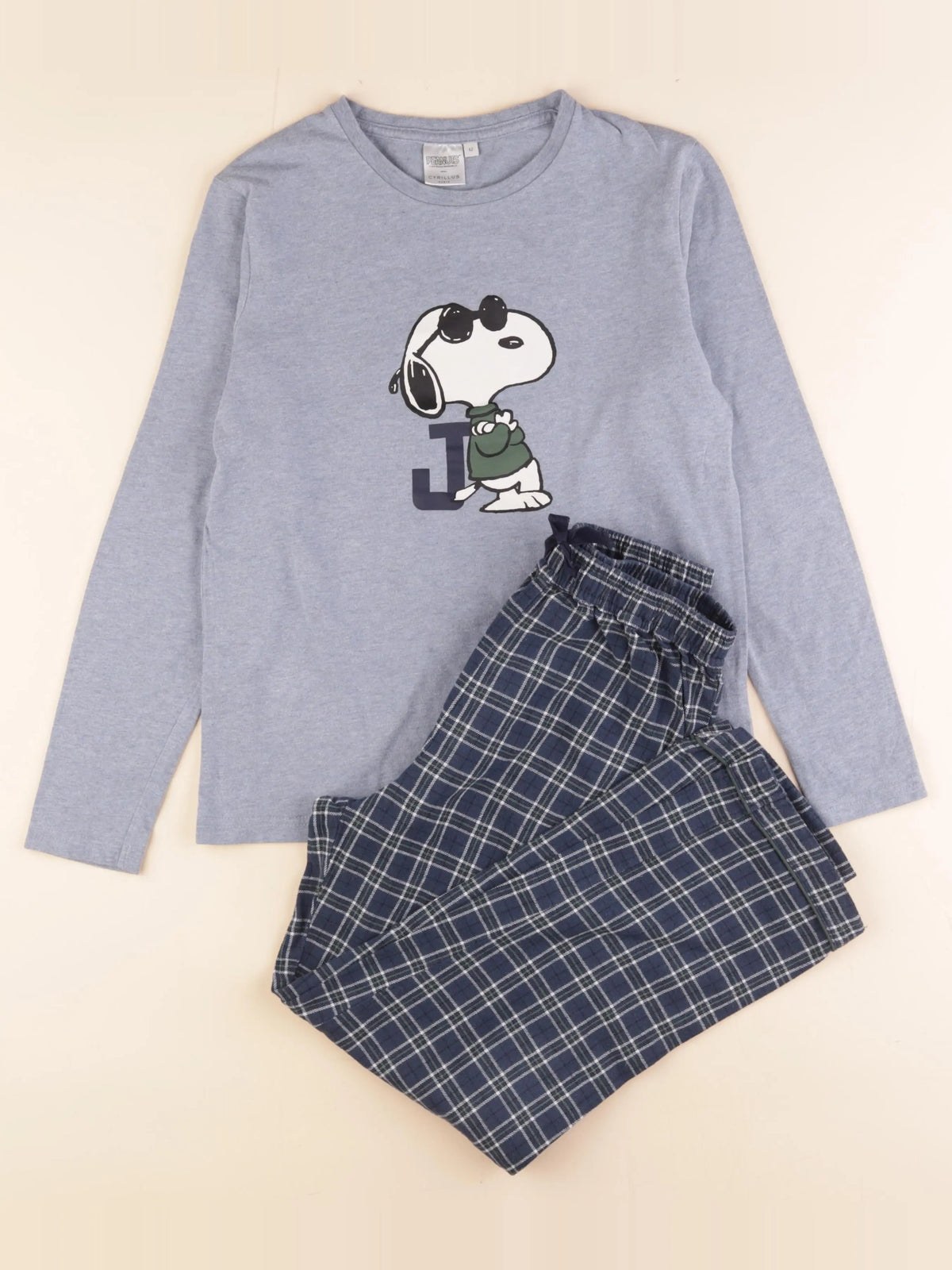 Cyrillus - pyjama coton bleu - 12 ans