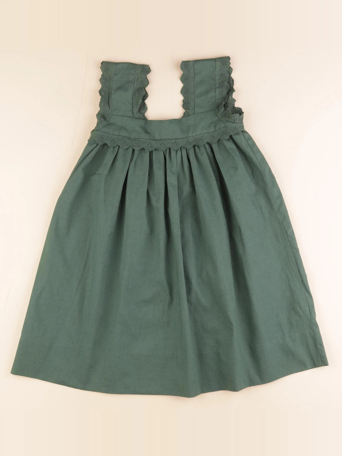 Cyrillus - robe vert - 8 ans