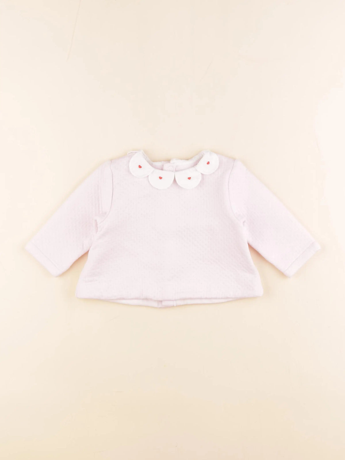 Jacadi - sweat rose - 6 mois