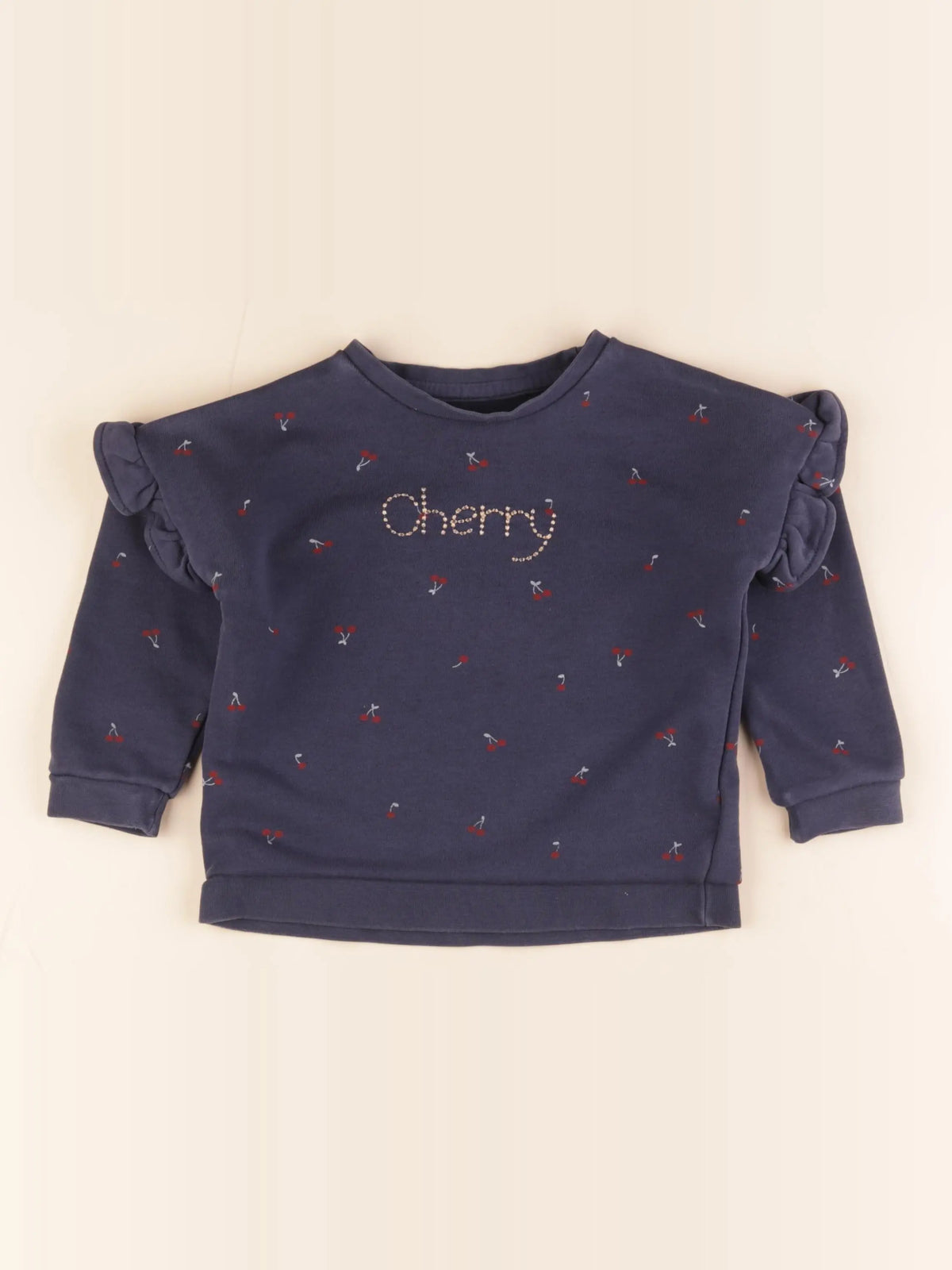 Vertbaudet - sweat bleu - 4 ans