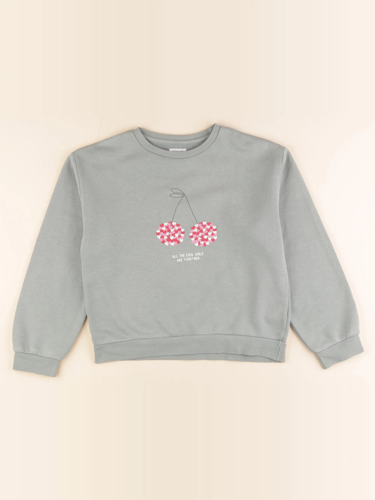Vertbaudet - sweat vert - 10 ans