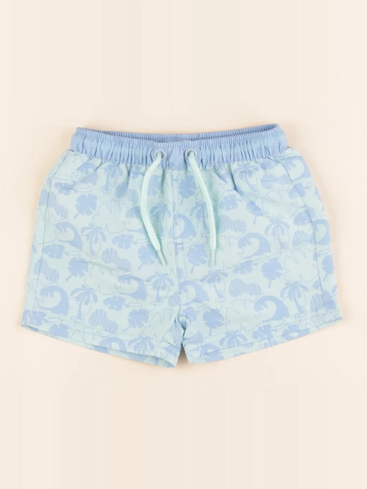 Vertbaudet - maillot de bain bleu - 12 mois