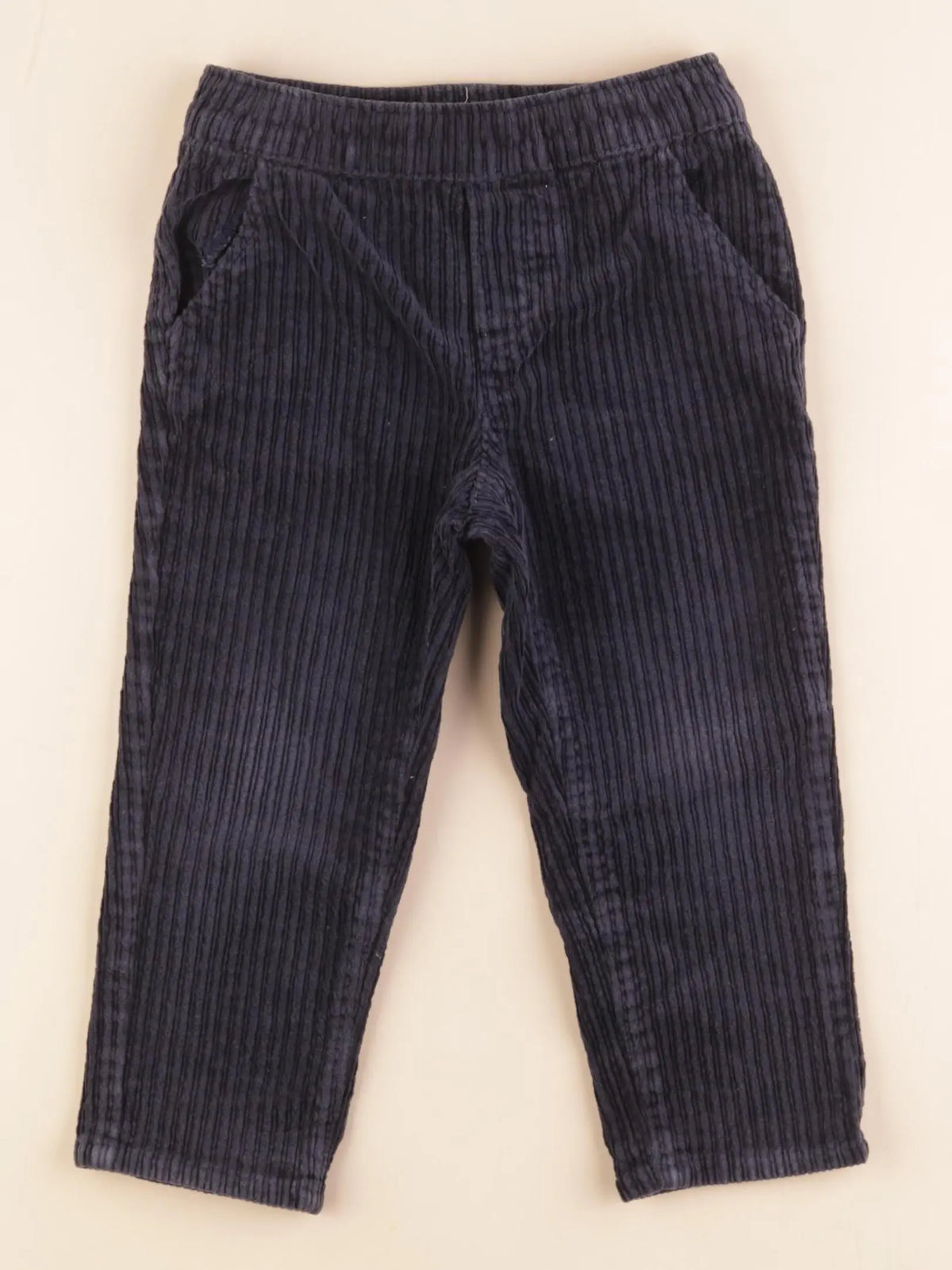 Vertbaudet - pantalon bleu - 3 mois