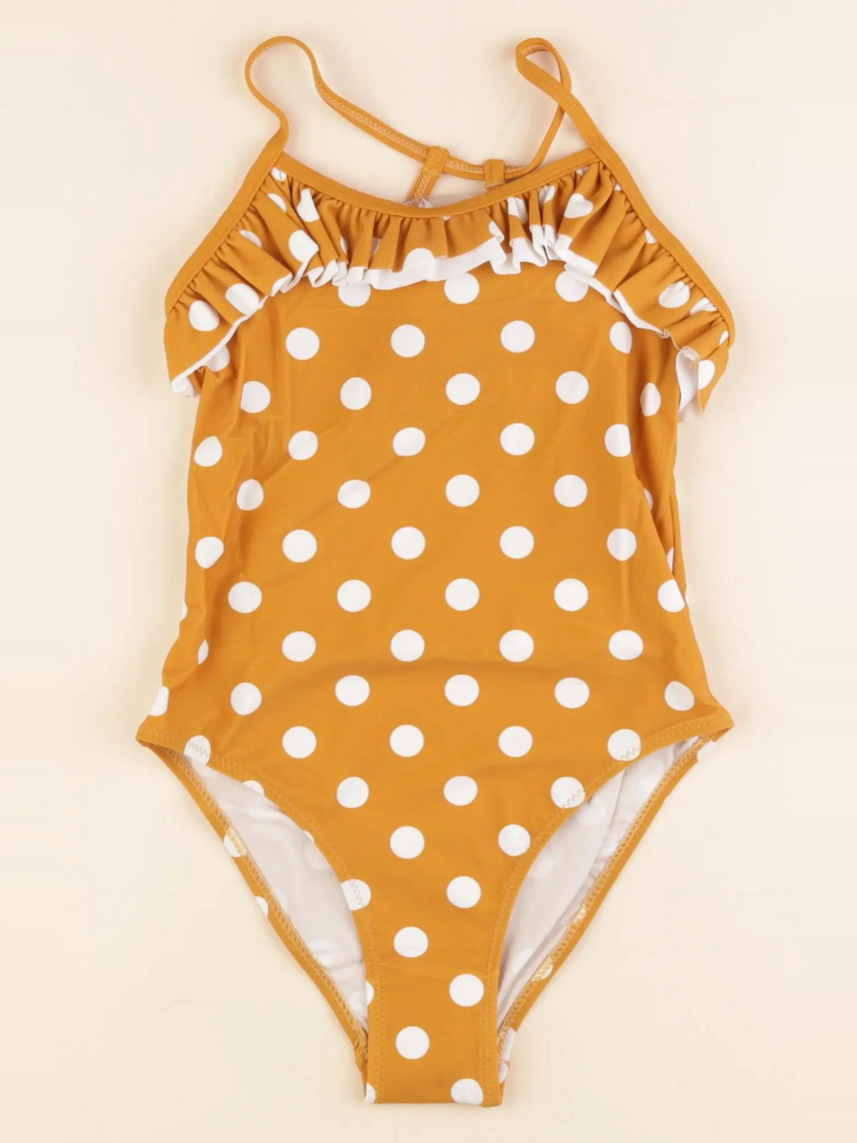 Vertbaudet - maillot de bain jaune - 8 ans