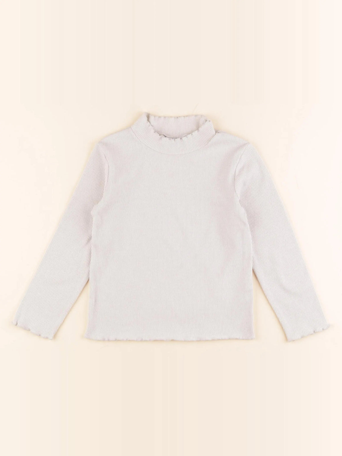 Tape à l'oeil - sous-pull beige - 4 ans