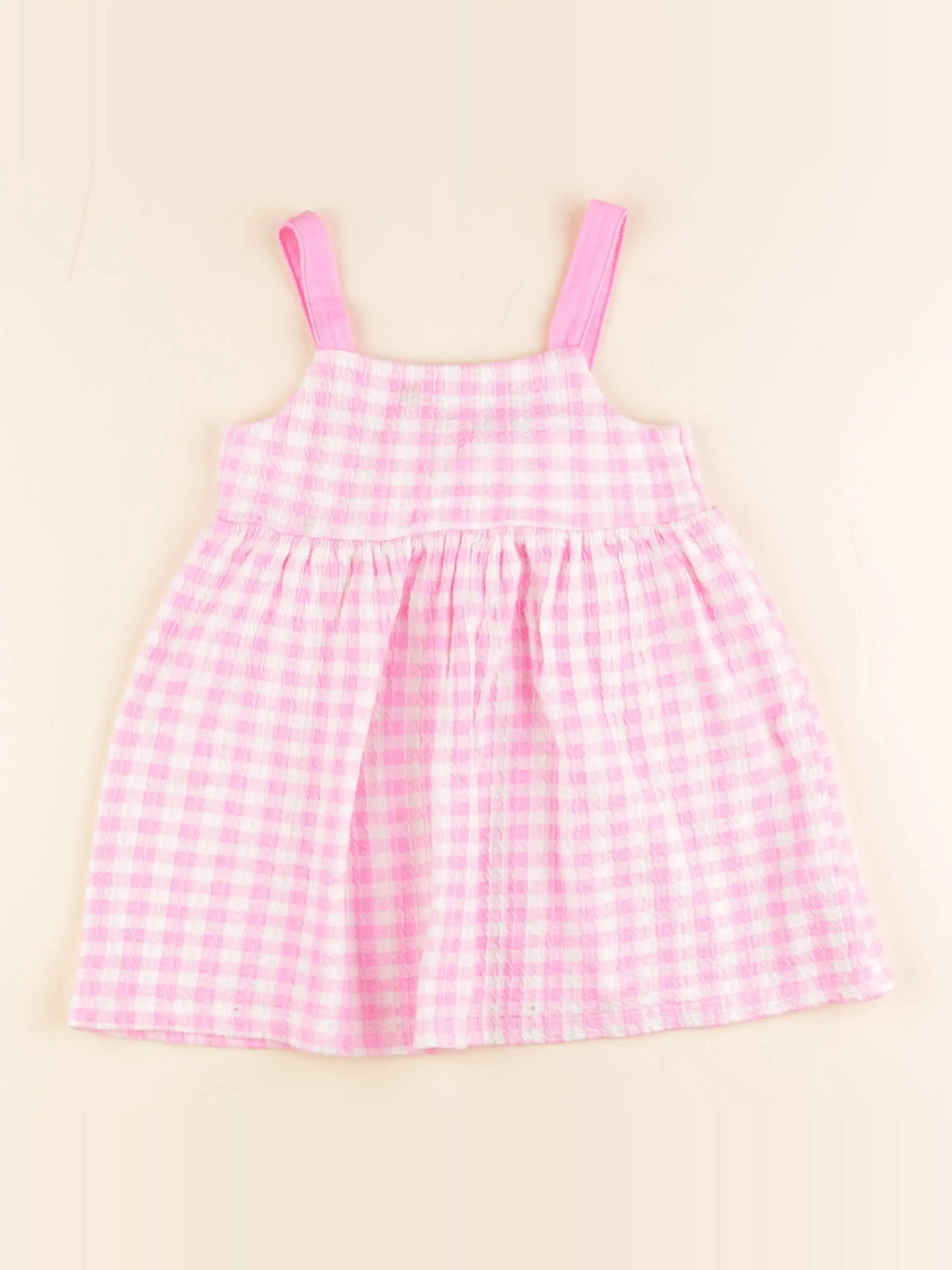 Zara - robe rose fluo - 3 ans