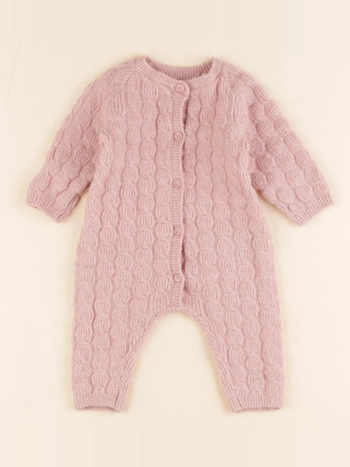 Zara - combinaison rose - 0/1 mois