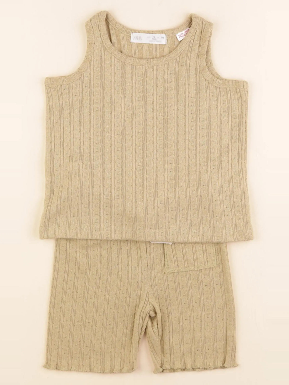 Zara - ensemble jaune - 3 ans