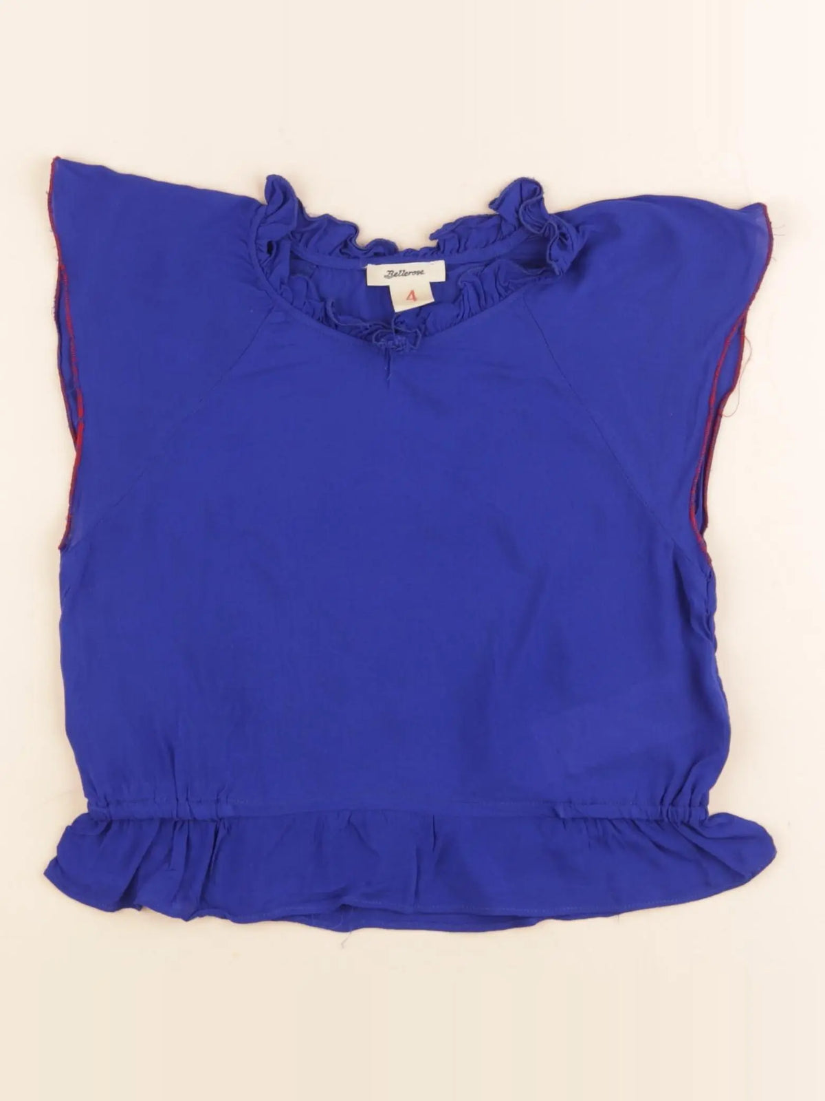 Bellerose - blouse bleu - 4 ans
