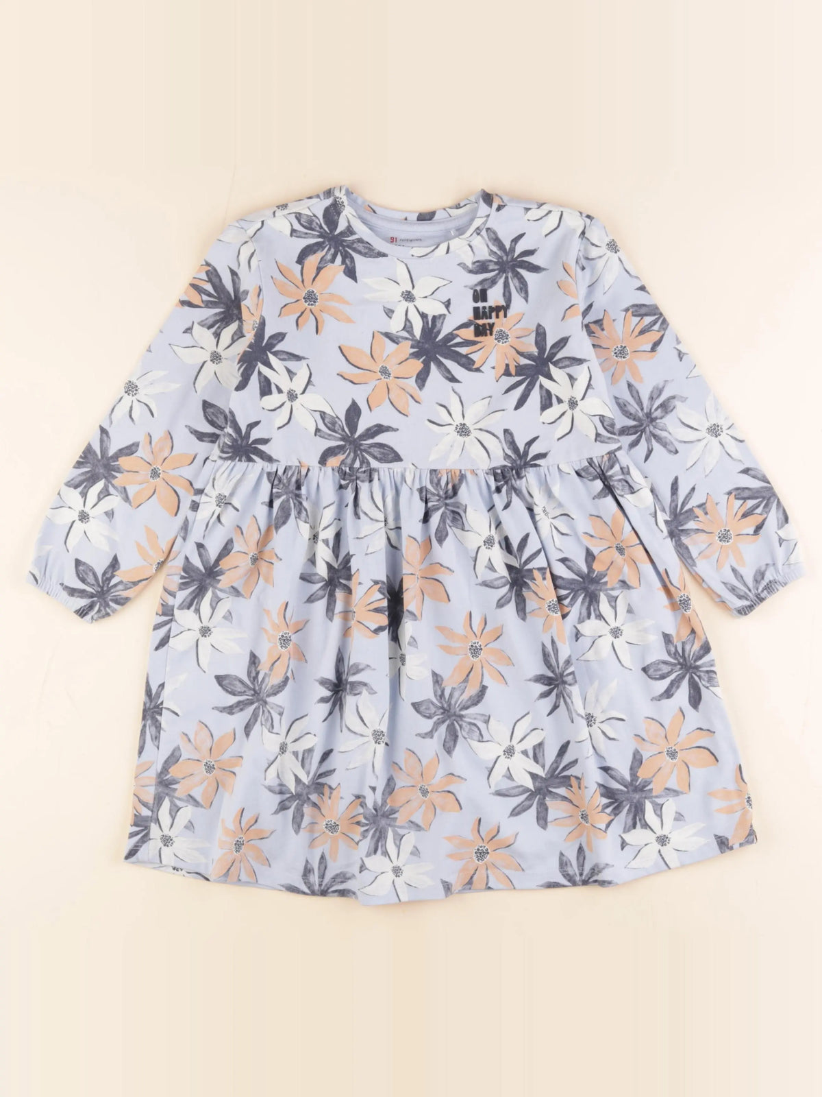 Noppies - robe bleu - 3/4 ans