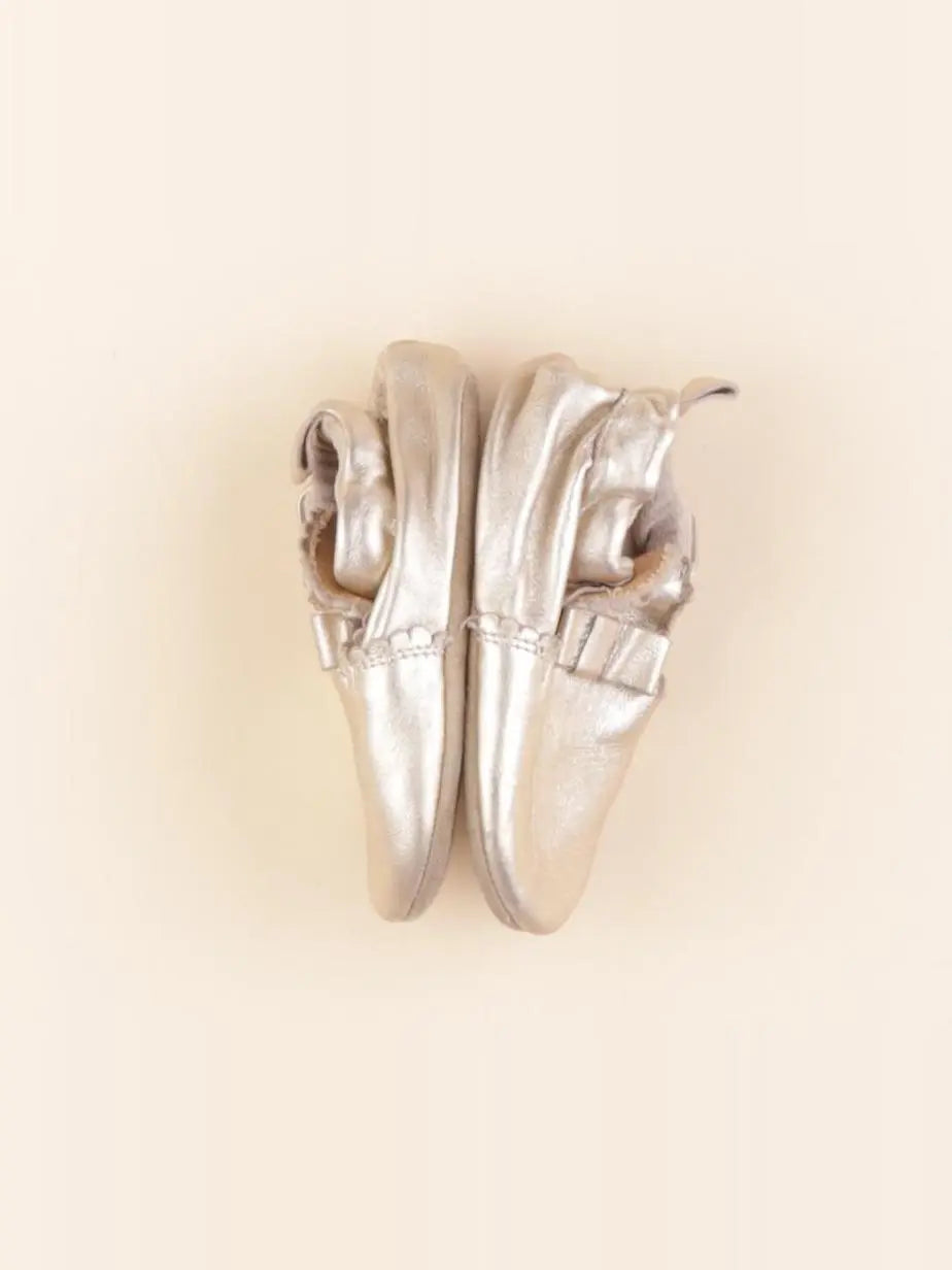 Vertbaudet - chaussons bronze - pointure 20/21