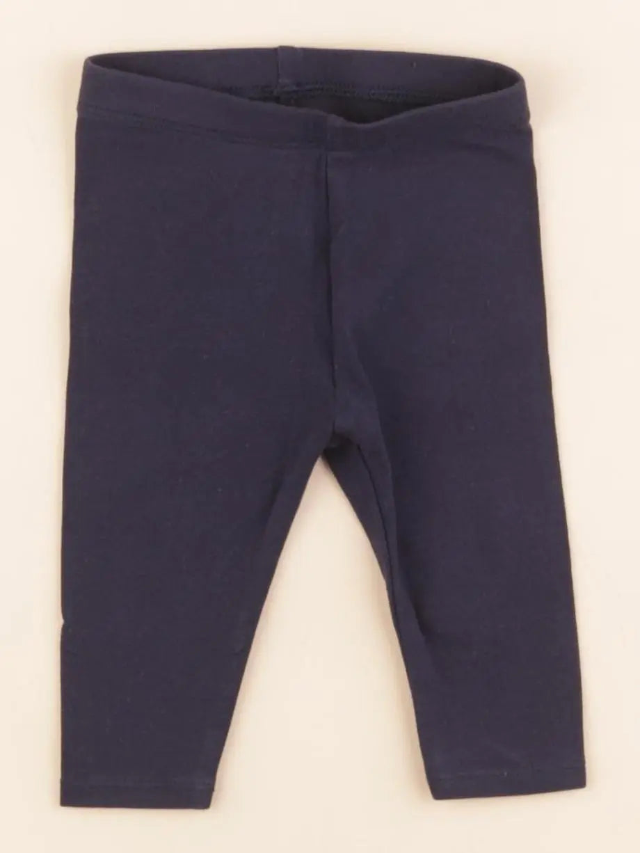 Vertbaudet - legging bleu - 3 mois