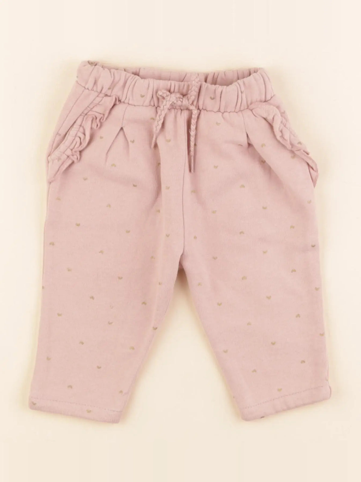 Vertbaudet - pantalon rose - 6 mois