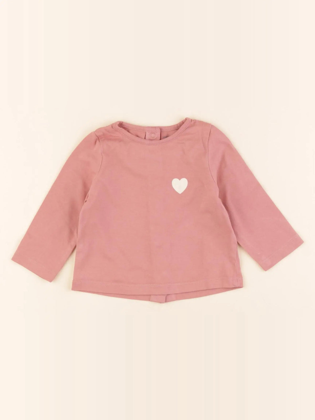 Vertbaudet - tee-shirt rose - 3 mois