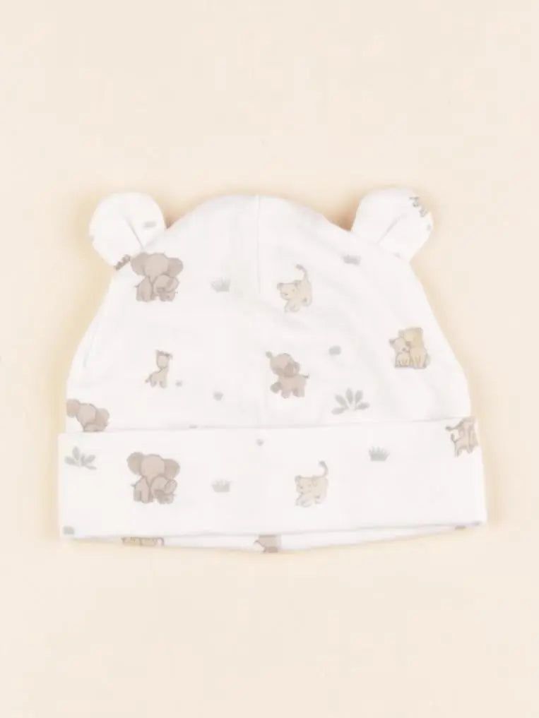 H&M - bonnet blanc - 0/2 mois