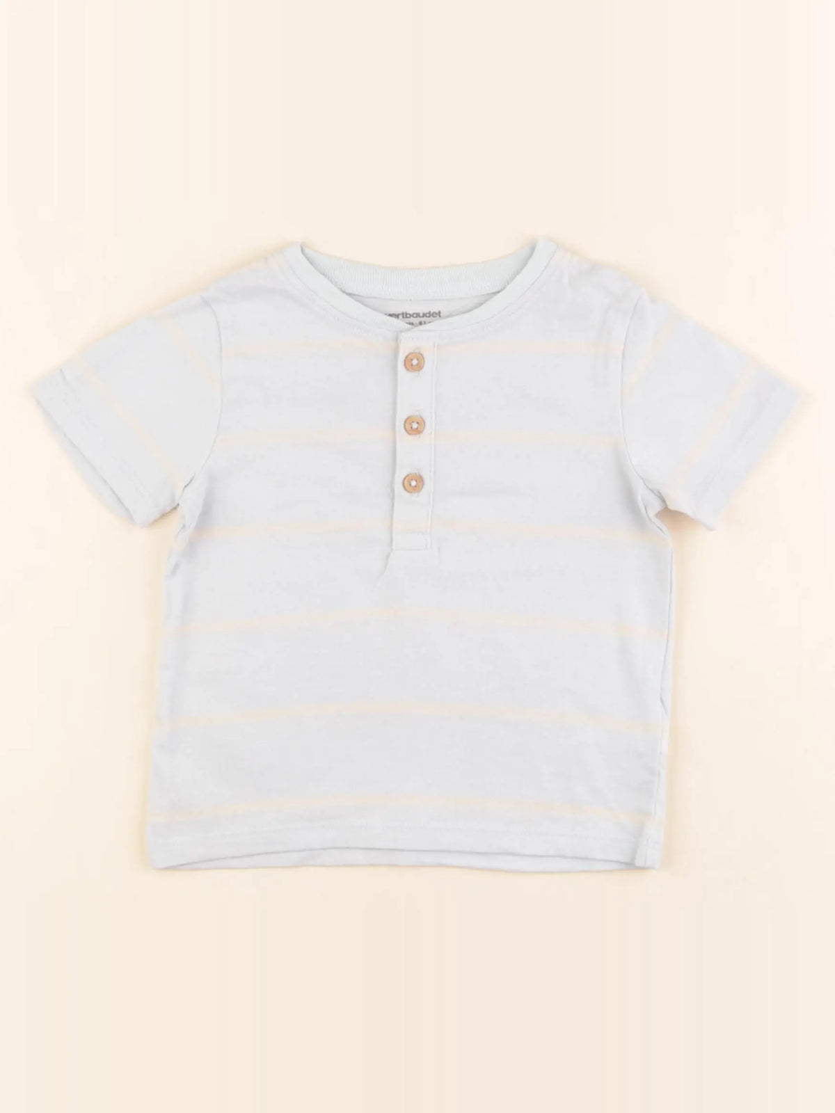 Vertbaudet - tee-shirt bleu - 18 mois